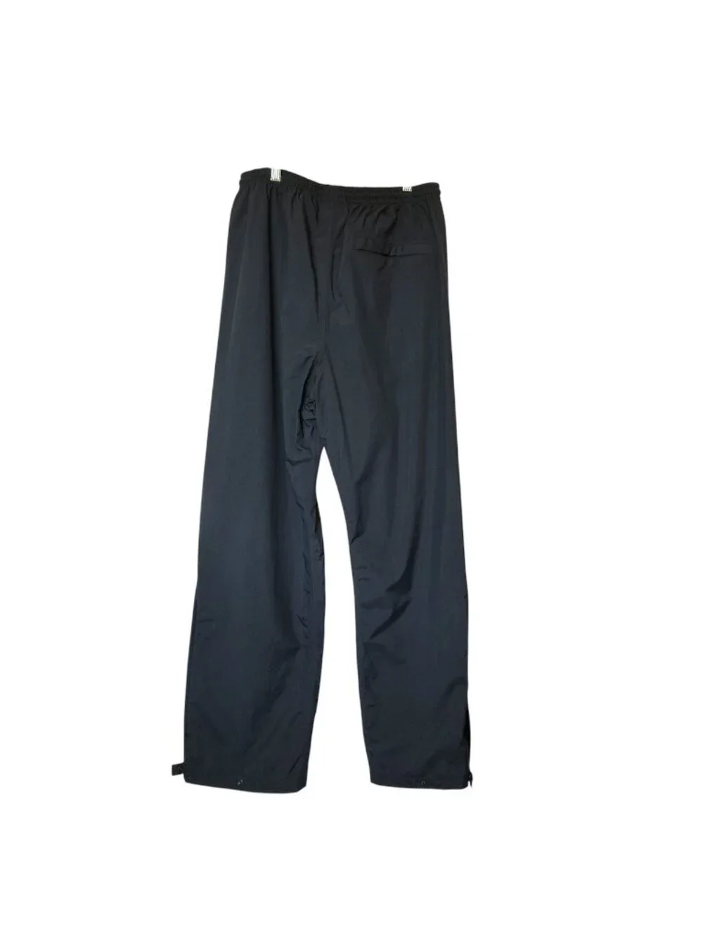 Vtg Helly Hansen L Tech Ski Pants Waterproof Breathable Side Zip Black Snowboard